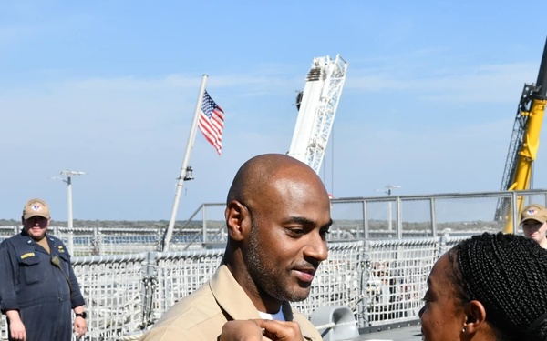 Navy Husband and Wife Promoted to Command Master Chief