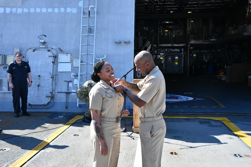 Navy Husband and Wife Promoted to Command Master Chief