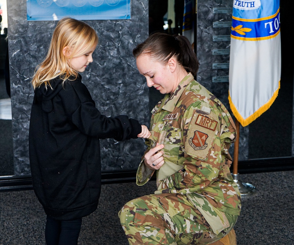 SSgt. Amanda Stanford Promotion Ceremony