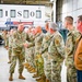 165th Maintenance Group commander final salute reception line