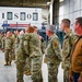 165th Maintenance Group commander final salute reception line