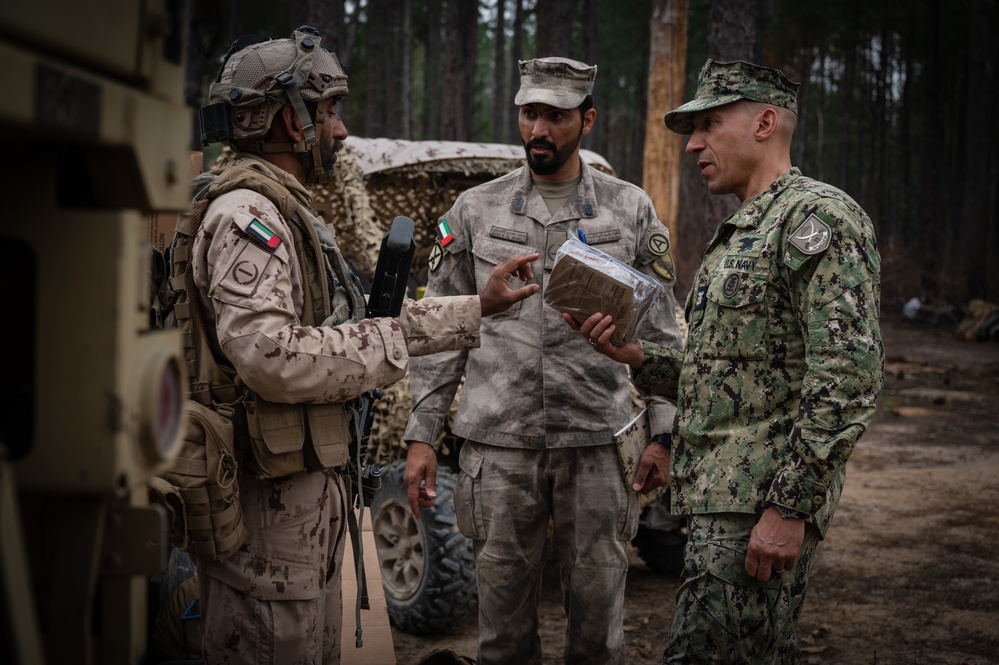 UAE and U.S. receive a visit from CENTCOM Senior Enlisted Leader during JRTC