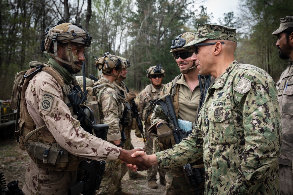 UAE and U.S. receive a visit from CENTCOM Senior Enlisted Leader during JRTC