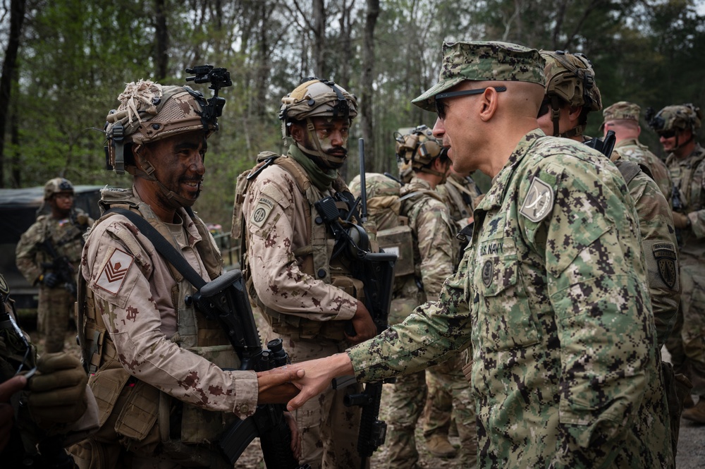 UAE and U.S. receive a visit from CENTCOM Senior Enlisted Leader during JRTC