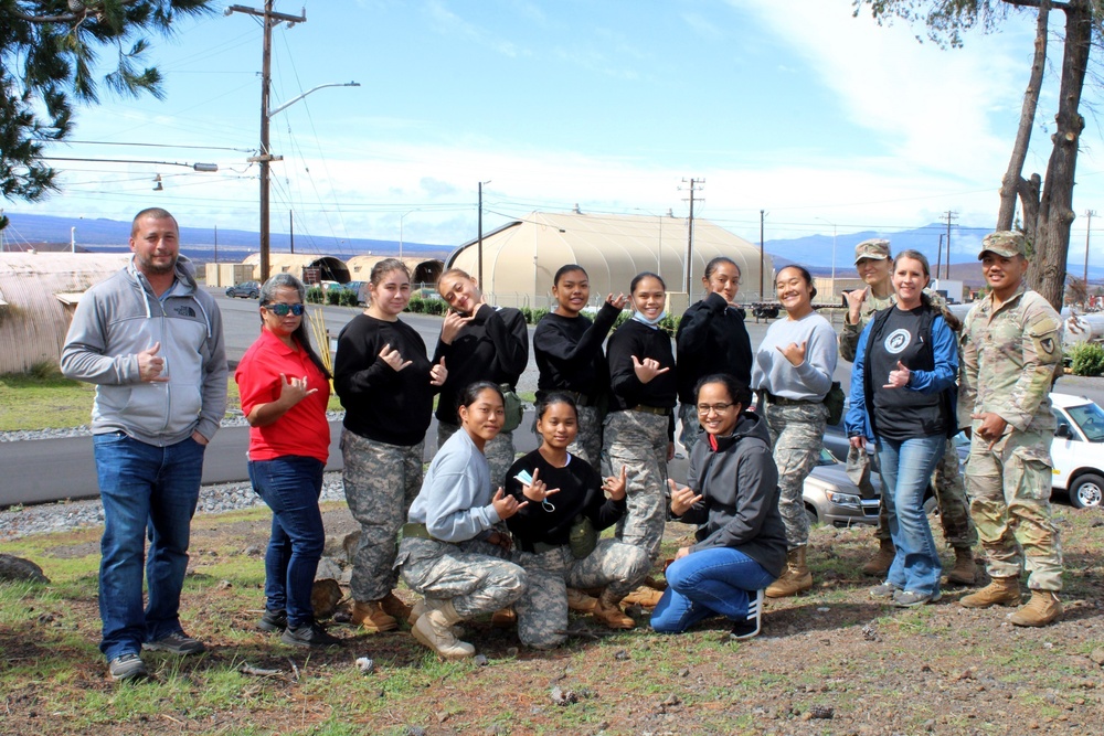 YCA tree planting at PTA