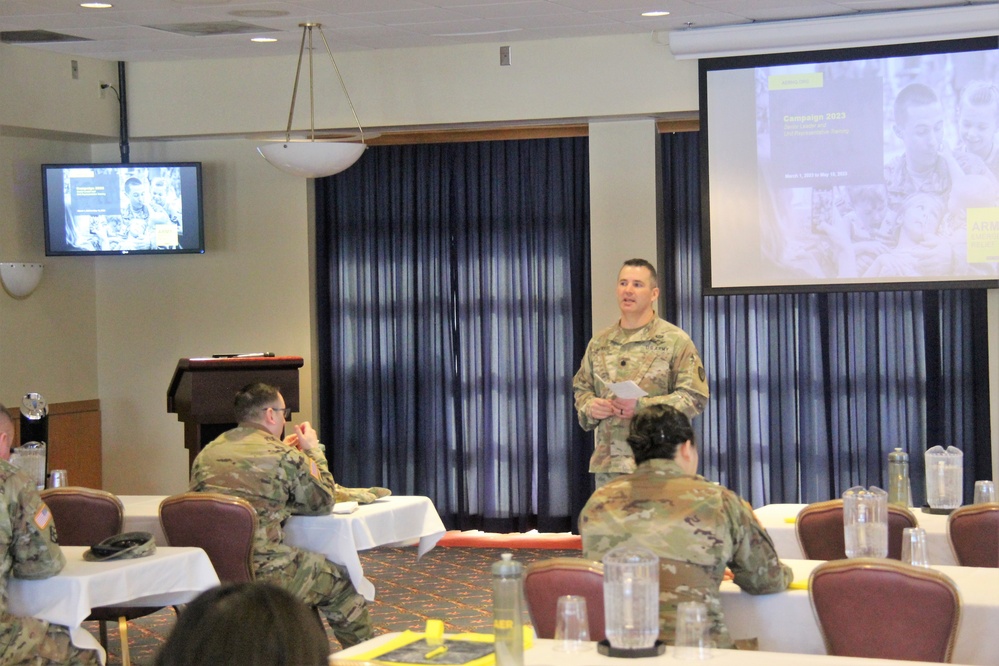 Fort McCoy holds 2023 AER campaign kick-off breakfast event