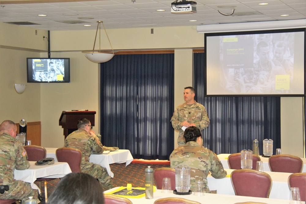 Fort McCoy holds 2023 AER campaign kick-off breakfast event