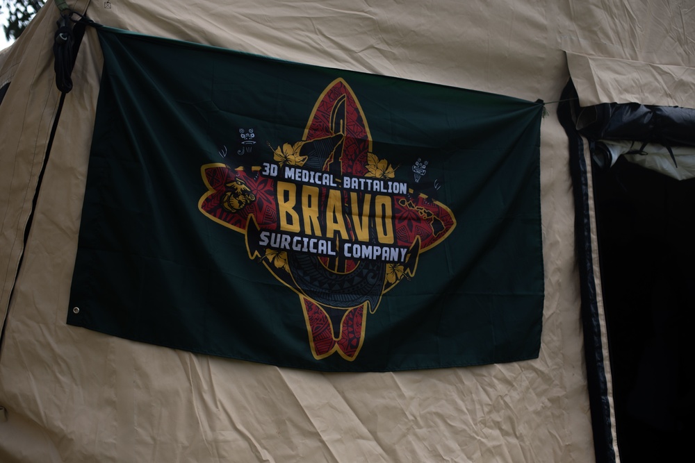 Display of Bravo Surgical Company, 3rd Medical Battalions Medical Capabilities