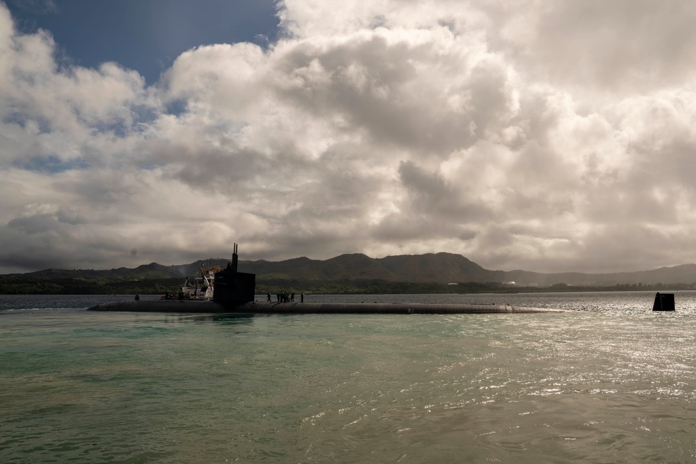 USS Key West departs Guam after 10 years Forward Deployed