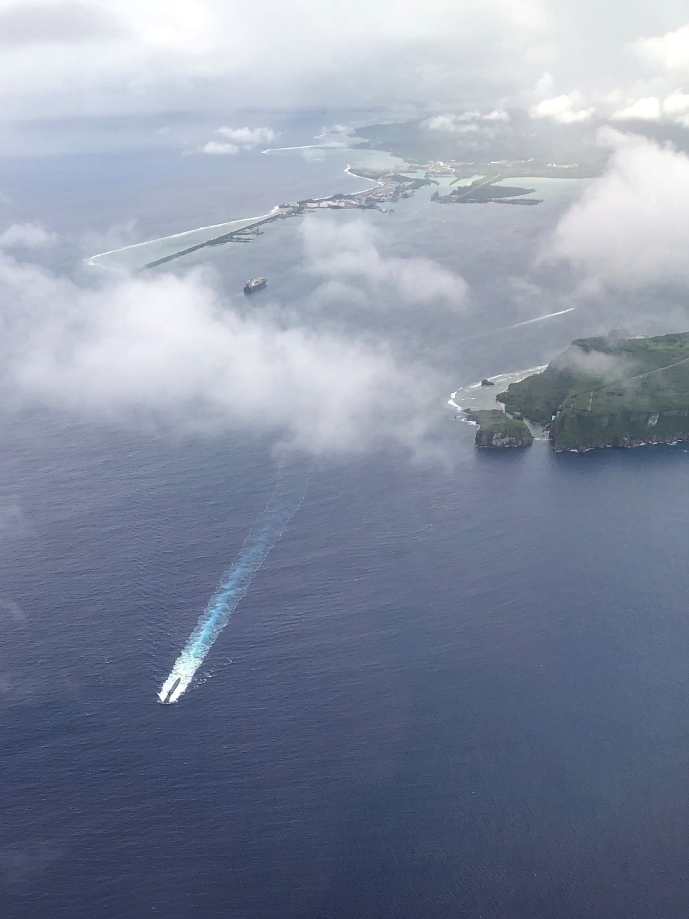 USS Key West Departs Guam after 10 years Forward Deployed