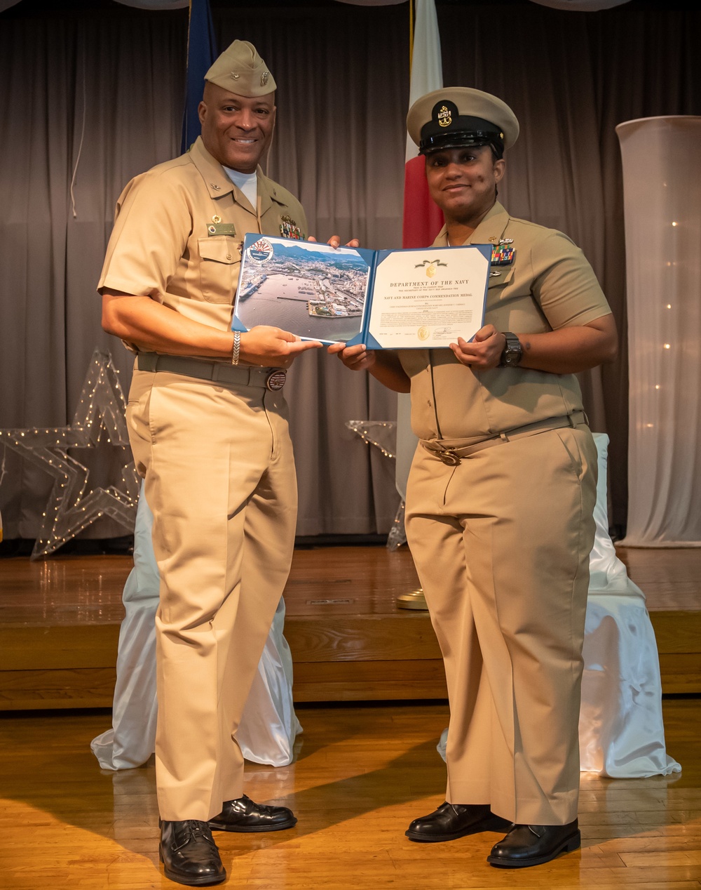 Ensign Jennifer Varmall's Commissioning Ceremony