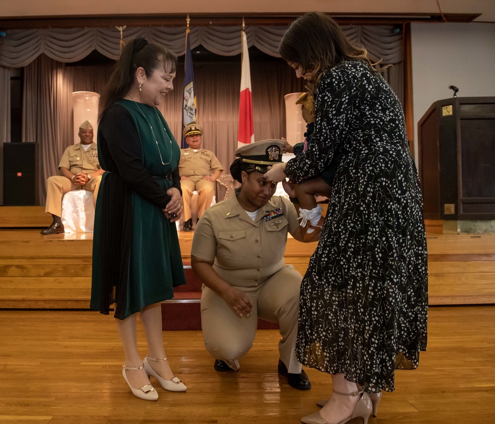 Ensign Jennifer Varmall's Commissioning Ceremony