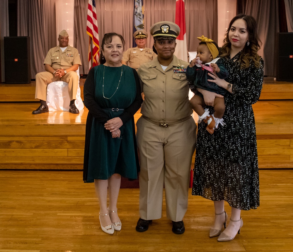 Ensign Jennifer Varmall's Commissioning Ceremony