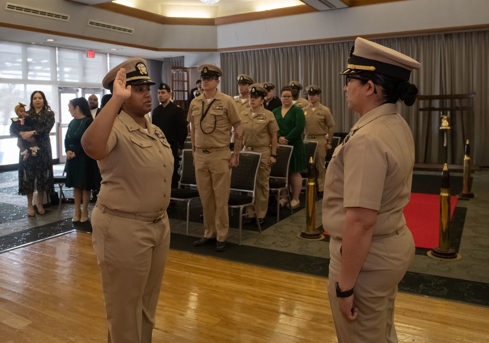 Ensign Jennifer Varmall's Commissioning Ceremony