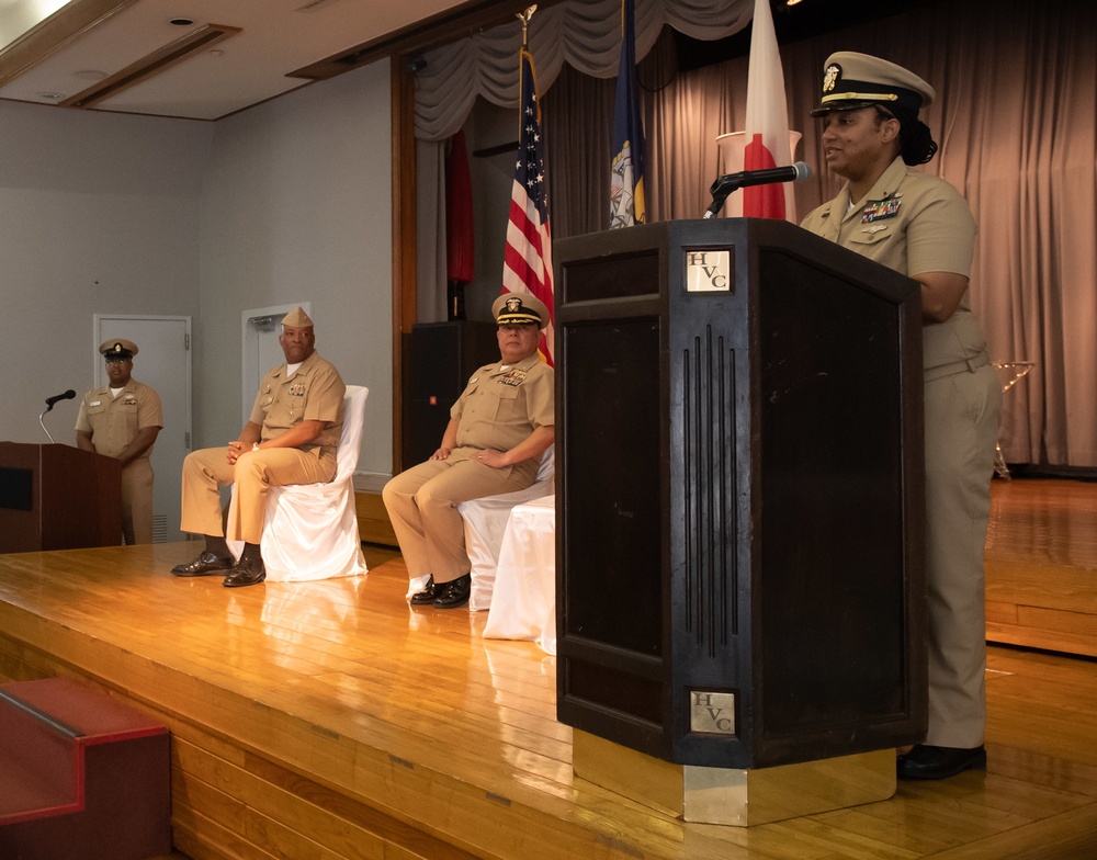 Ensign Jennifer Varmall's Commissioning Ceremony