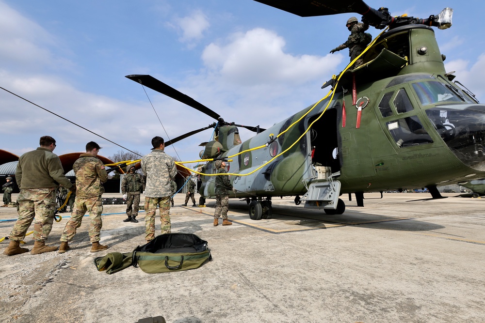 Combined Casualty Evacuation and Downed Aircraft Recovery Training