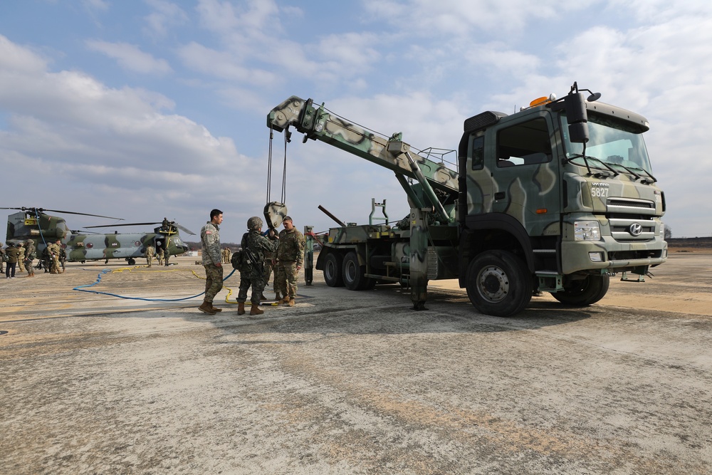 Combined Casualty Evacuation and Downed Aircraft Recovery Training