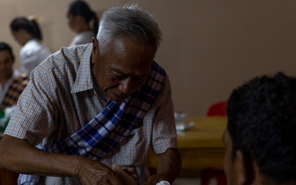 Recovery Team's ceremonial dinner with local guest house family