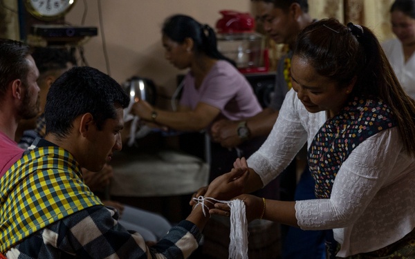 Recovery Team's ceremonial dinner with local guest house family