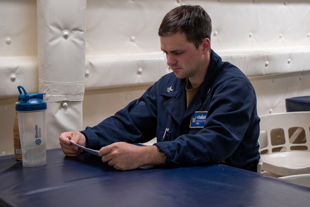 Advancement Exam Aboard Anchorage