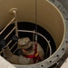 Stepping inside a jet fuel storage tank