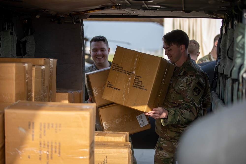 USO provides care packages to those affected by the earthquakes in Turkiye