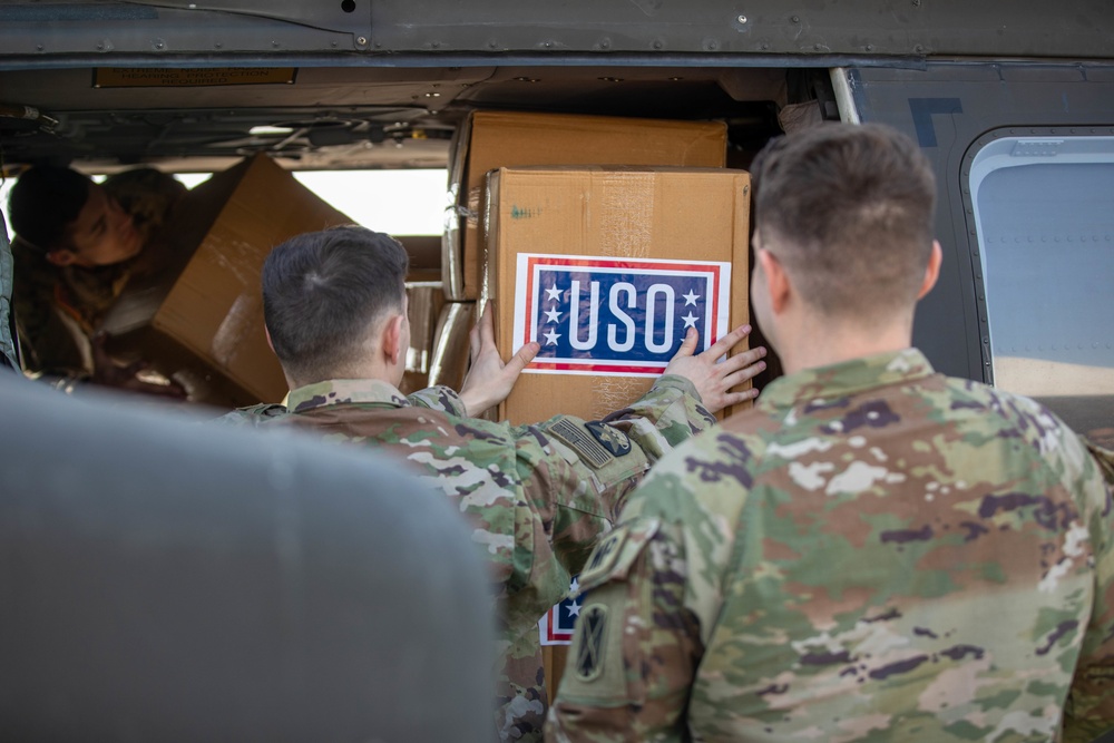 USO provides care packages to those affected by the earthquakes in Turkiye
