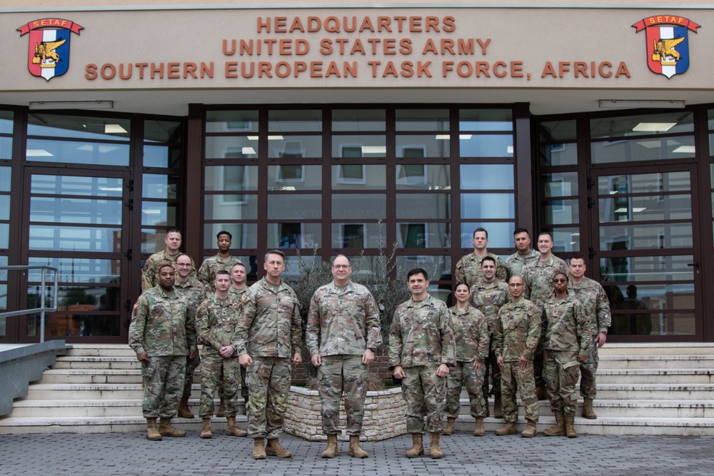 SETAF-AF leadership welcomes Michigan National Guard future strategic leaders