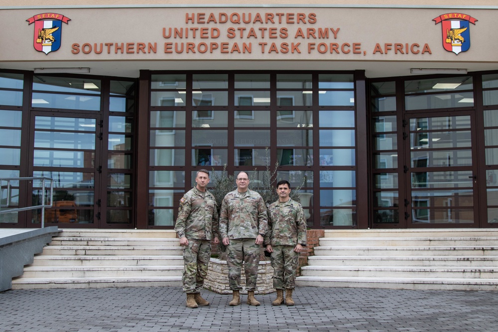 SETAF-AF leadership welcomes Michigan National Guard's Adjutant General