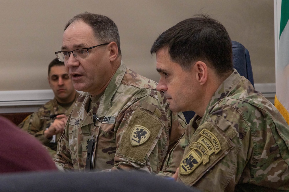 SETAF-AF leadership welcomes Michigan National Guard's Adjutant General