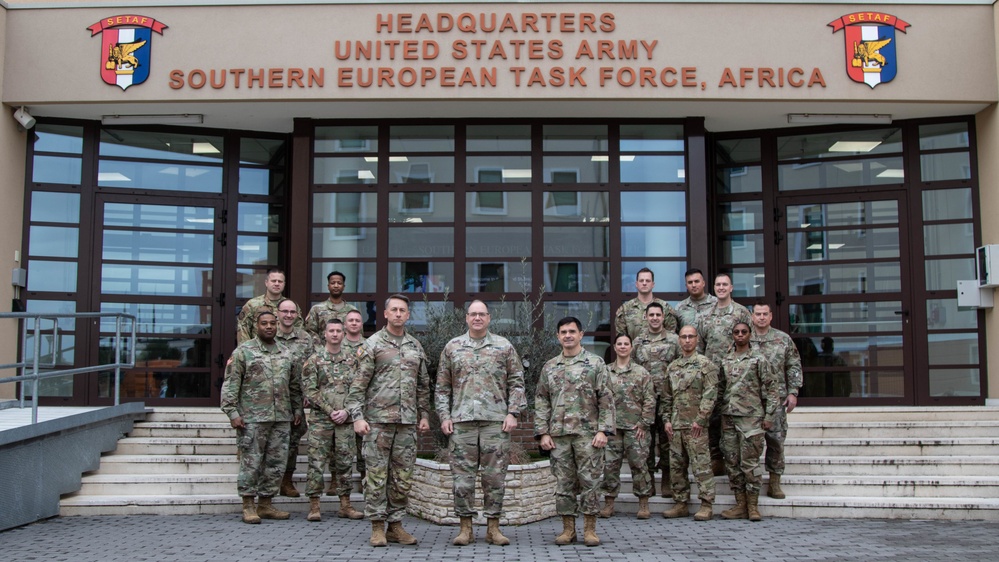 SETAF-AF leadership welcomes Michigan National Guard future strategic leaders