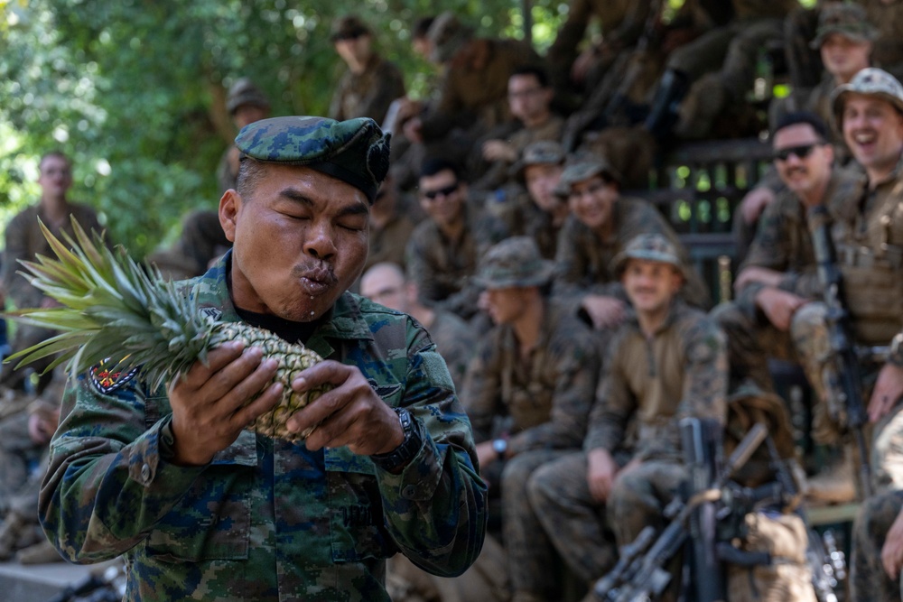 Battalion Landing Team 2/4 Cobra Gold 23 conducts Jungle Survival Training