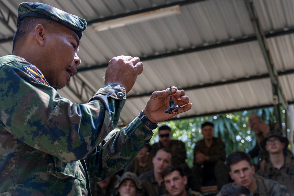 Battalion Landing Team 2/4 Cobra Gold 23 conducts Jungle Survival Training