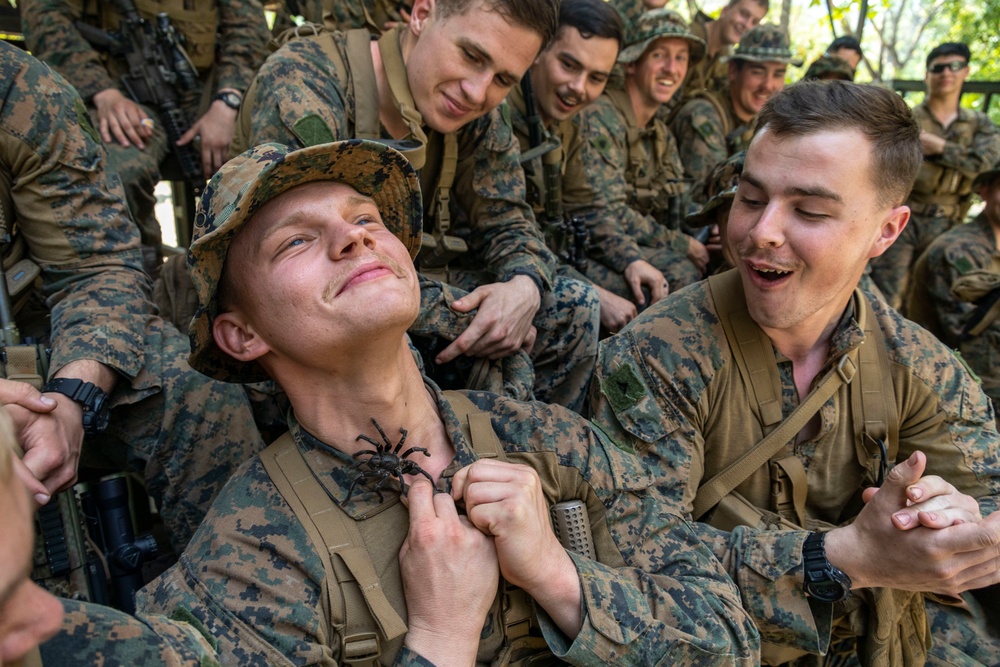 Battalion Landing Team 2/4 Cobra Gold 23 conducts Jungle Survival Training