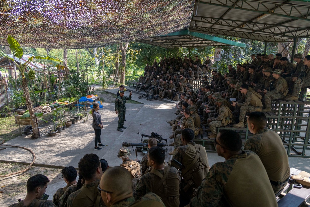 Battalion Landing Team 2/4 Cobra Gold 23 conducts Jungle Survival Training