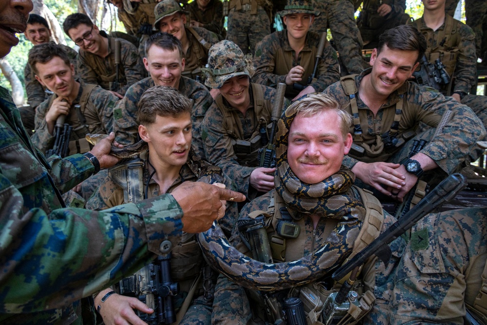 Battalion Landing Team 2/4 Cobra Gold 23 conducts Jungle Survival Training