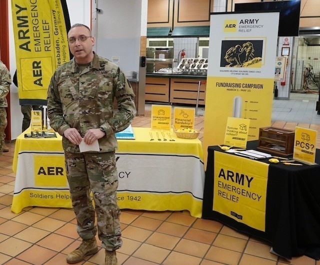 Wiesbaden garrison commander kicks off 2023 AER campaign