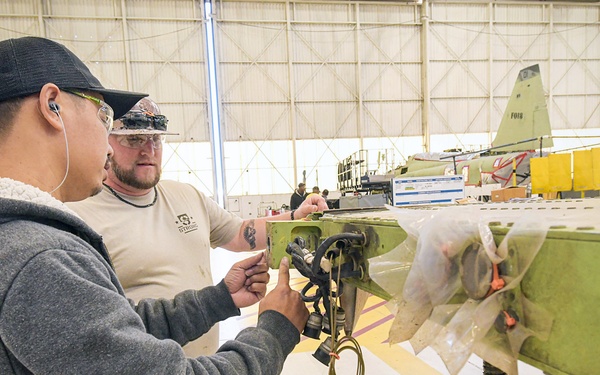 Fleet Readiness Center Southeast innovates to support fleet need for air combat training aircraft