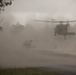 Soldiers with 2BCT of the 10th Mountain Division are moved by helicopter for JRTC