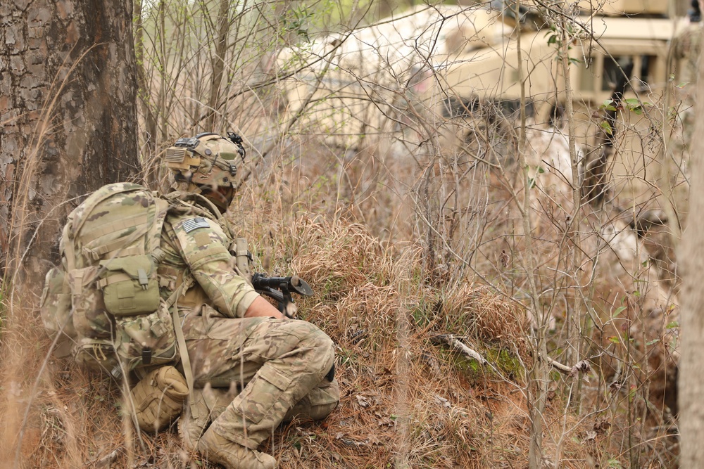 Soldiers with 2BCT of the 10th Mountain Division are moved by helicopter for JRTC