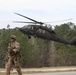 Soldiers with 2BCT of the 10th Mountain Division are moved by helicopter for JRTC