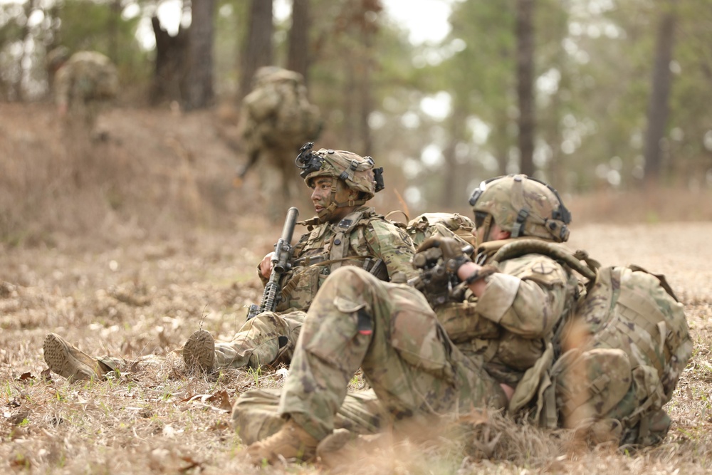 Soldiers with 2BCT of the 10th Mountain Division are moved by helicopter for JRTC