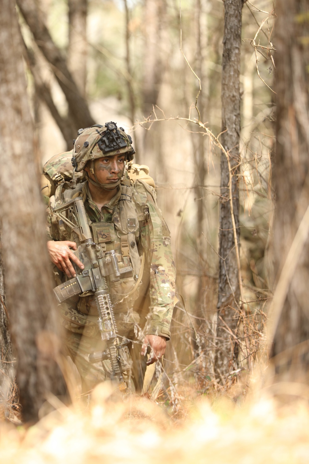 Soldiers with 2BCT of the 10th Mountain Division are moved by helicopter for JRTC