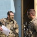 Soldiers with 2BCT of the 10th Mountain Division interact with role players serving as internally displaced people as part of the JRTC