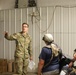 Soldiers with 2BCT of the 10th Mountain Division interact with role players serving as internally displaced people as part of the JRTC