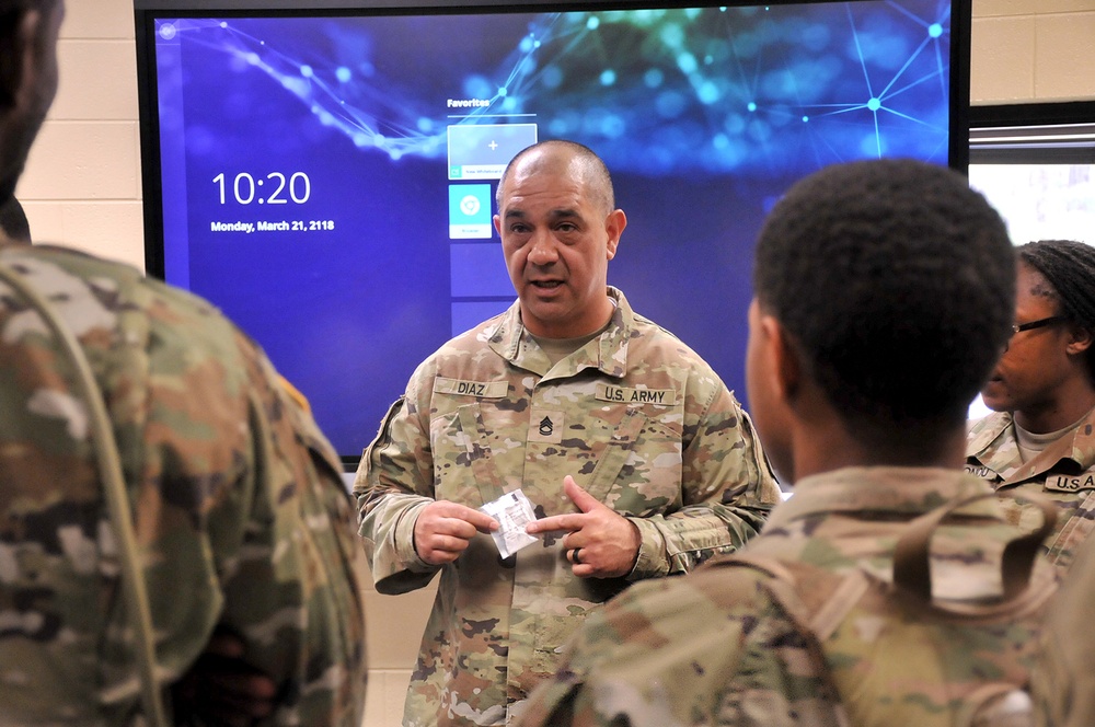 Sgt. 1st Class Cesar Diaz serving at Fort Lee