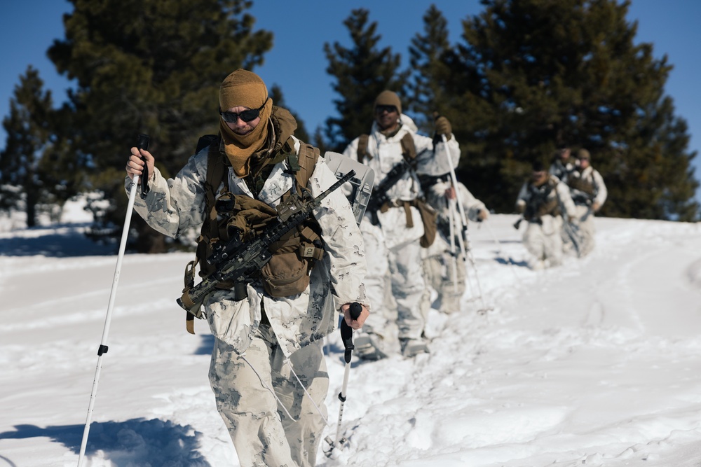 Marines learn to operate and survive in cold mountainous environments at MCMWTC