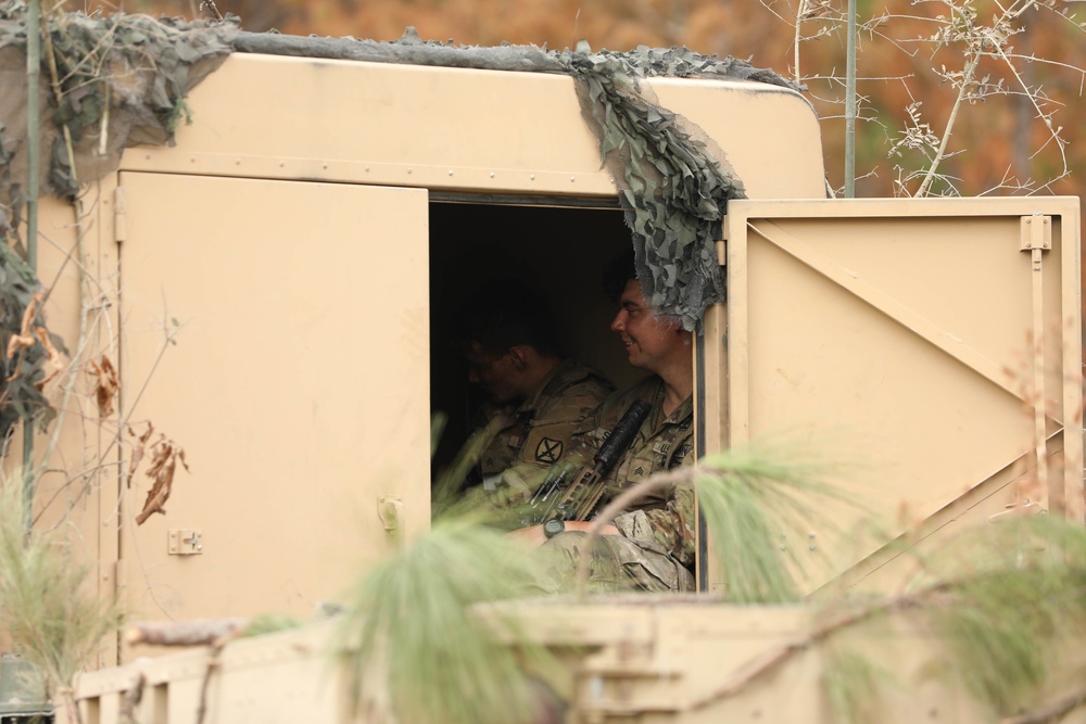 Soldiers from the 2BCT face off with Geronimo in an intense battle at JRTC