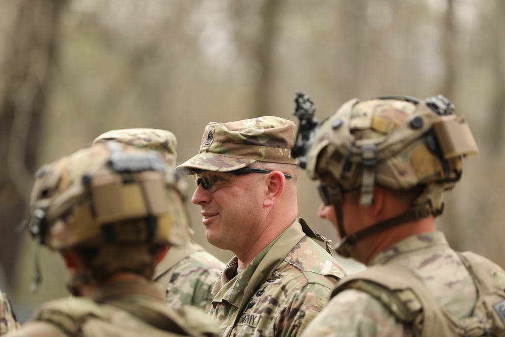 Soldiers from the 2BCT face off with Geronimo in an intense battle at JRTC