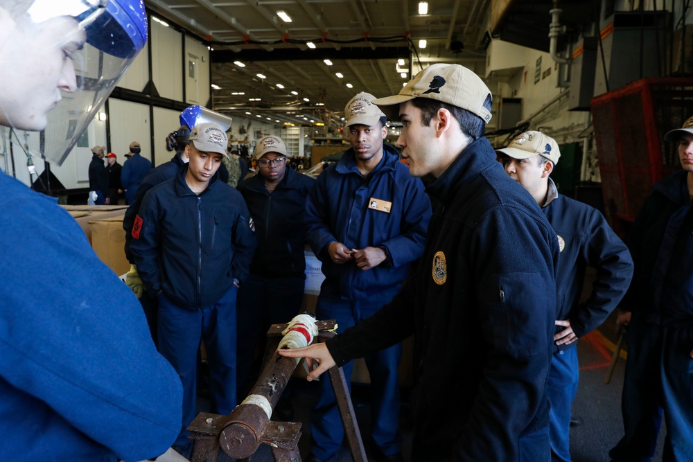 USS Abraham Lincoln conducts routine operations